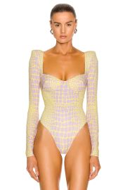 Alex Perry Reese Sweetheart Bodysuit and Skirt at Forward